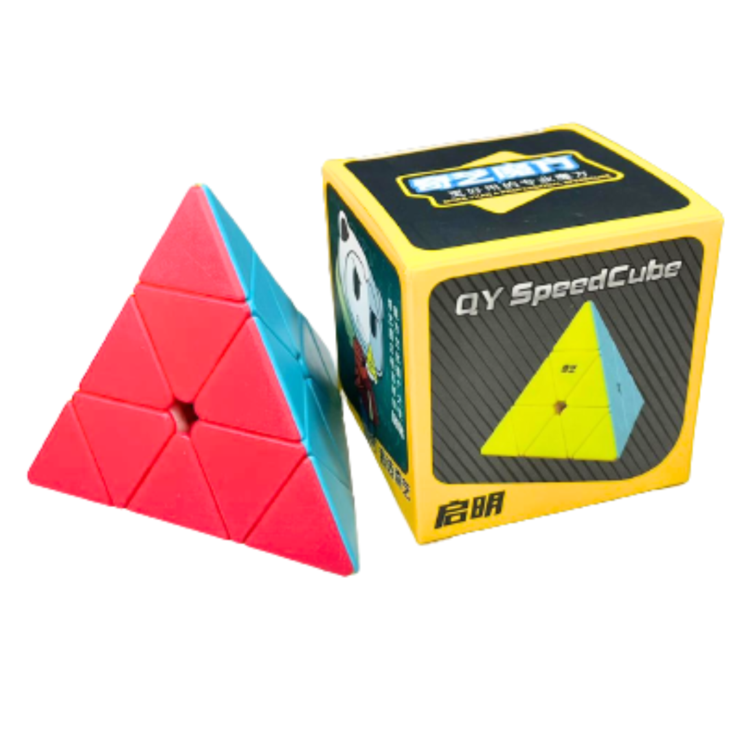 CUBO RUBIK 3X3 PYRAMINX QIYI STICKERLESS