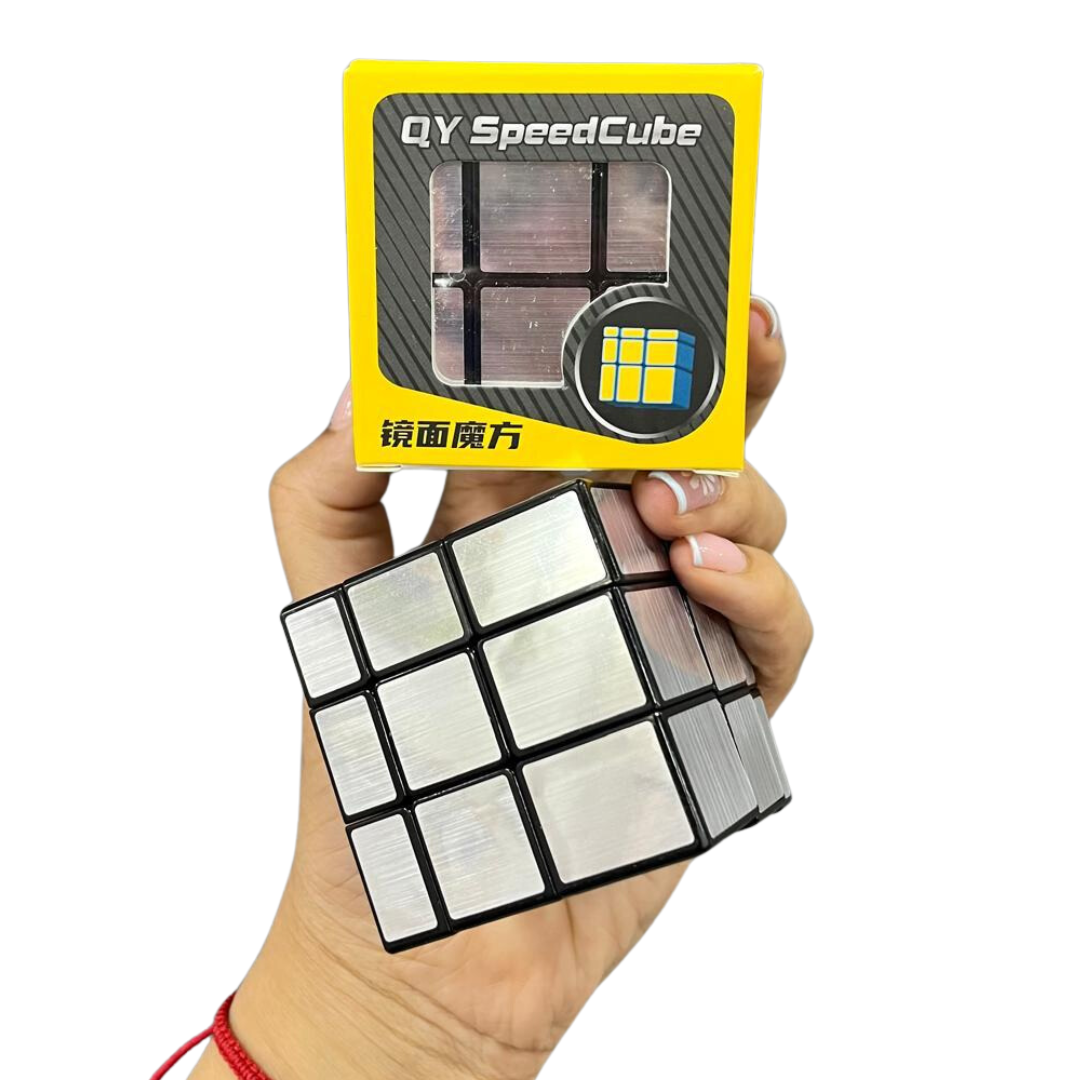 CUBO RUBIK 3X3 MIRROR TREFILADO QIYI