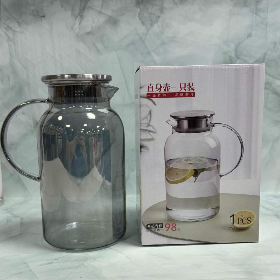 JARRA VIDRIO TAPA INFUSORA MEDIANA