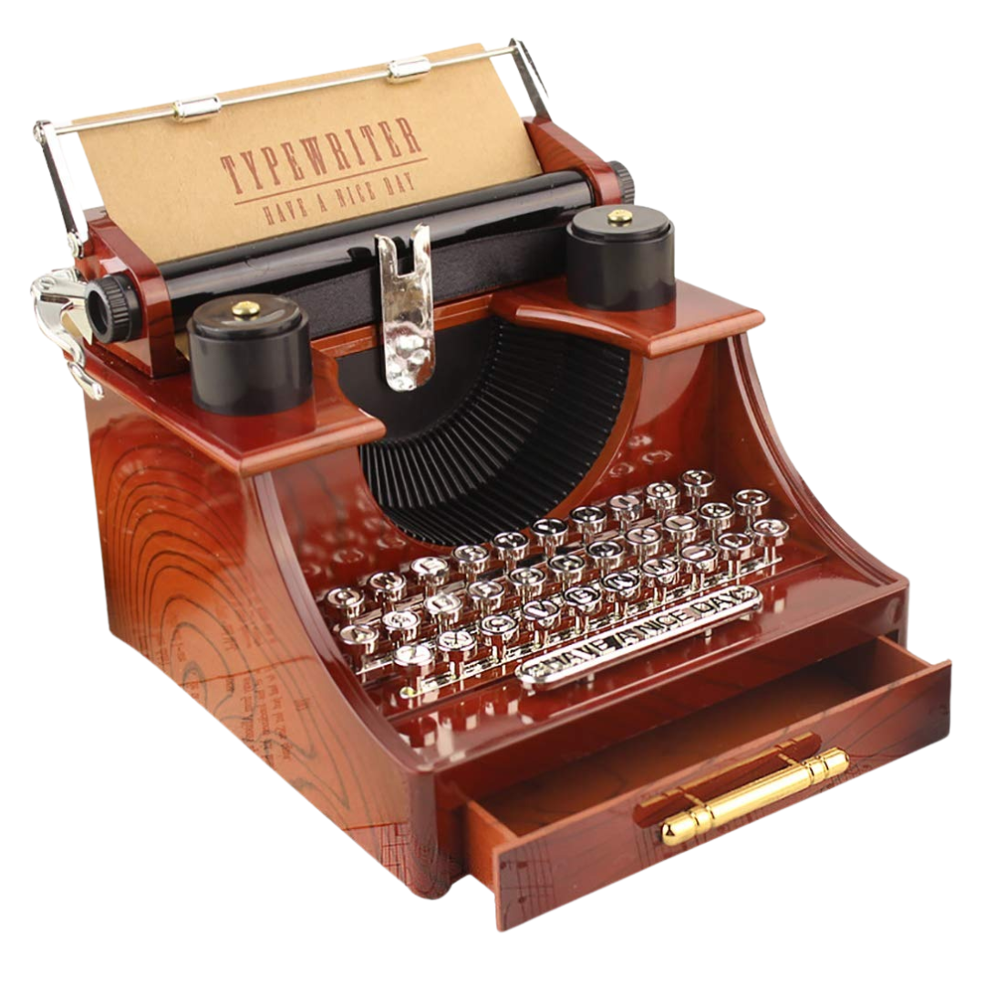 JOYERO MUSICAL MAQUINA DE ESCRIBIR