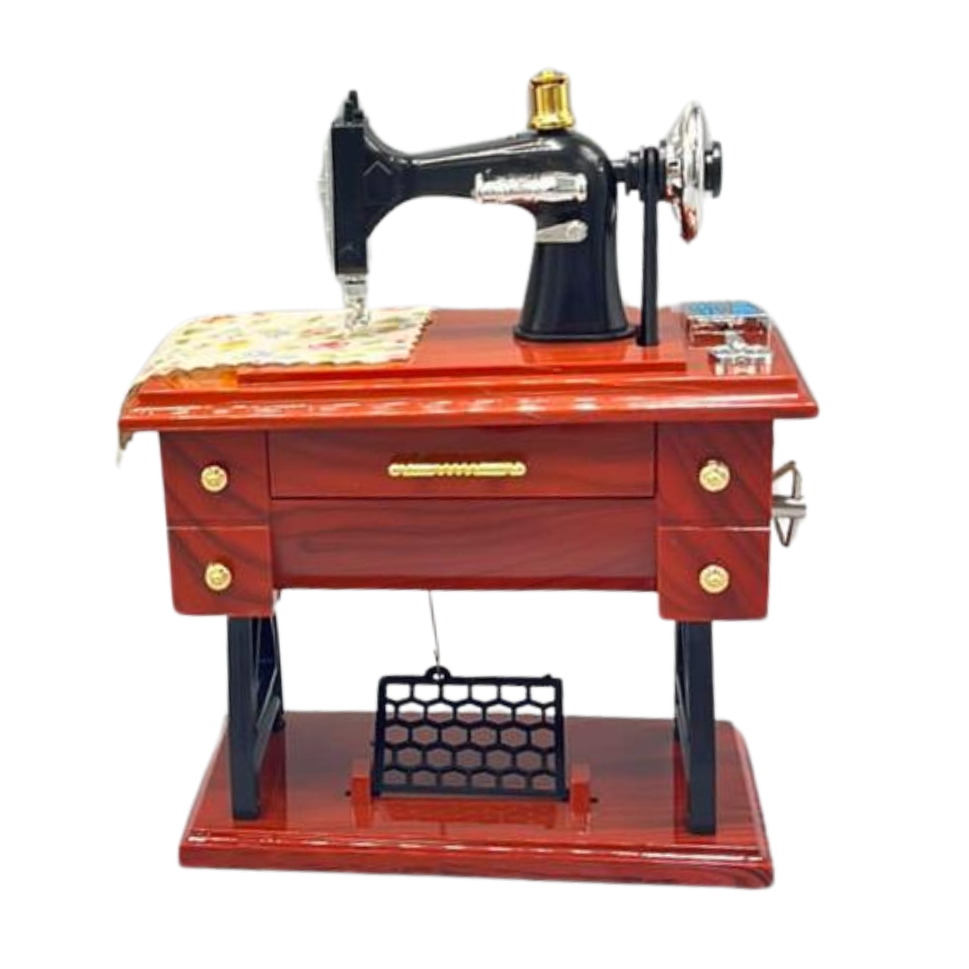 JOYERO MUSICAL MAQUINA COSER