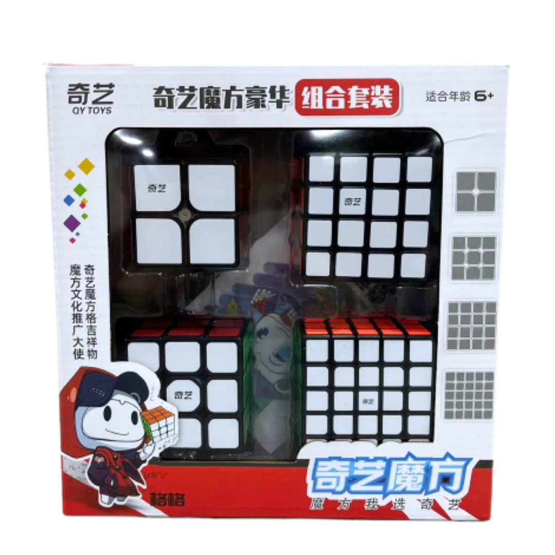 SET CUBO QIYI STICKER X 4PCS