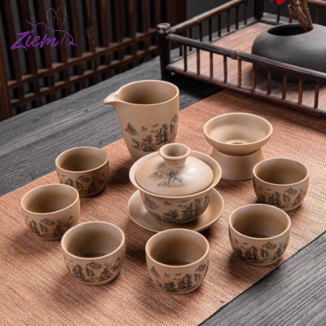 SET DE TÉ TRADICIONAL X10PCS