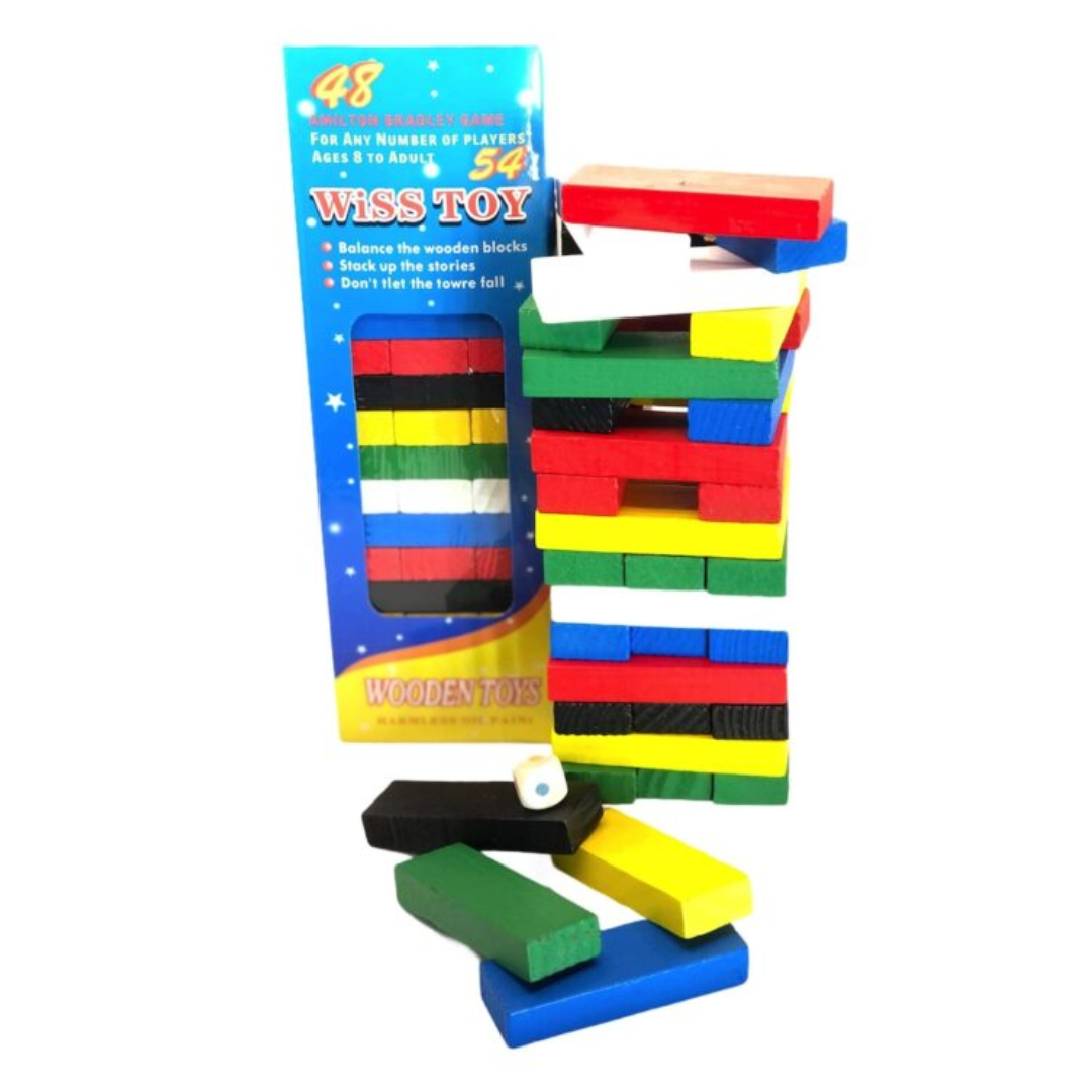 JENGA MADERA COLORES GRANDE