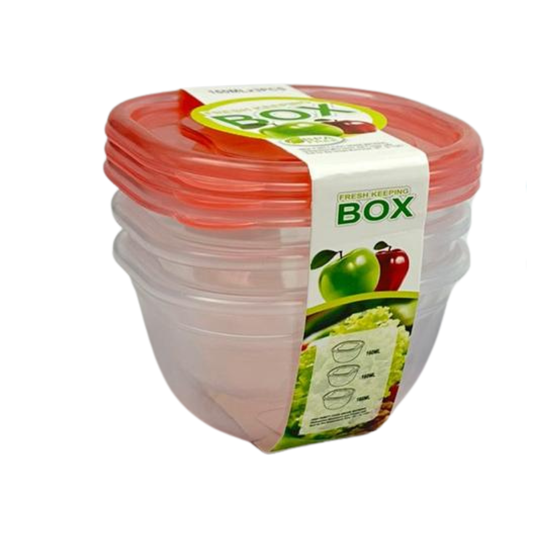 RECIPIENTE ENSALADA X 3SET 160ML