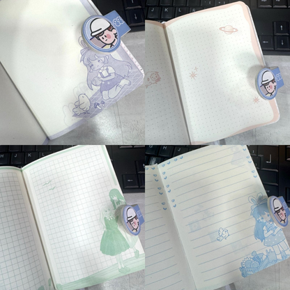 AGENDA TIPO CUERO ANIME PEQUEÑA