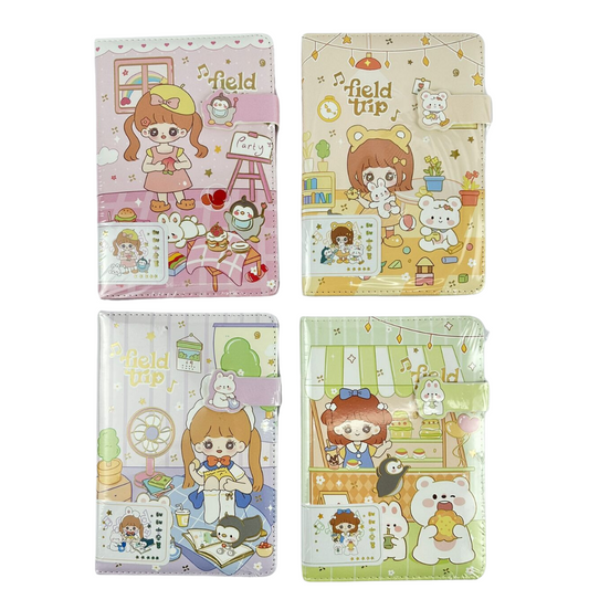 AGENDA TIPO CUERO ANIME ACOLCHADA