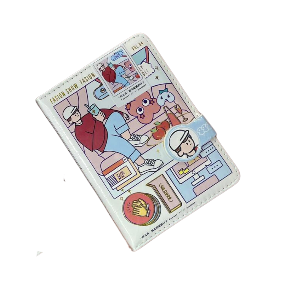 AGENDA TIPO CUERO ANIME PEQUEÑA