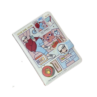 AGENDA TIPO CUERO ANIME PEQUEÑA