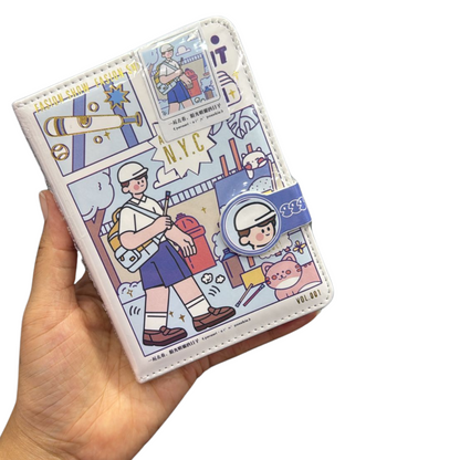 AGENDA TIPO CUERO ANIME PEQUEÑA
