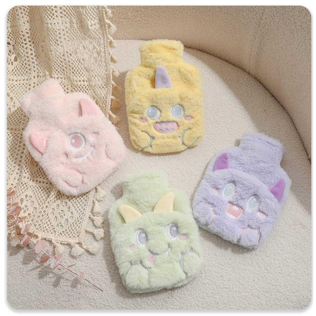BOLSA DE AGUA CALIENTE DE PELUCHE MONSTER