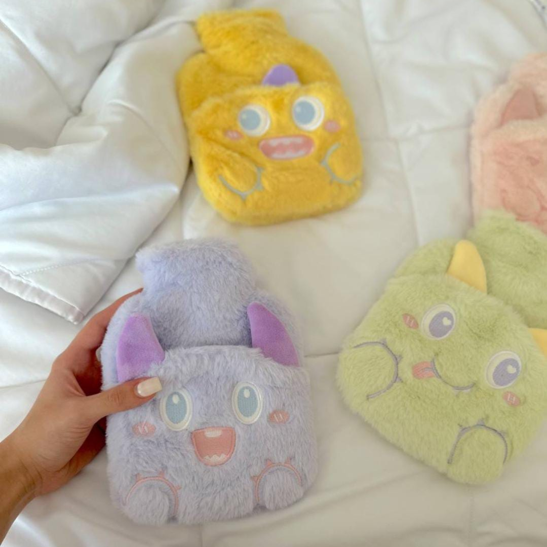 BOLSA DE AGUA CALIENTE DE PELUCHE MONSTER