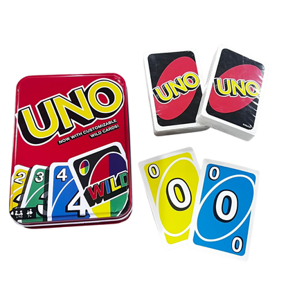 CARTAS UNO CAJA METALICA