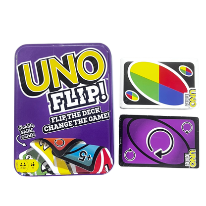 CARTAS UNO FLIP! CAJA METALICA