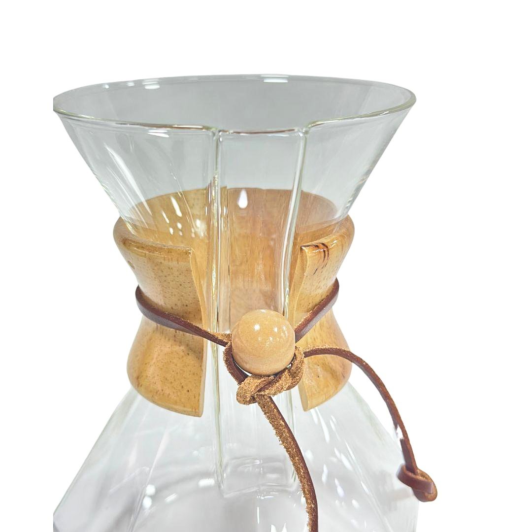 CAFETERA CHEMEX CUELLO MADERA