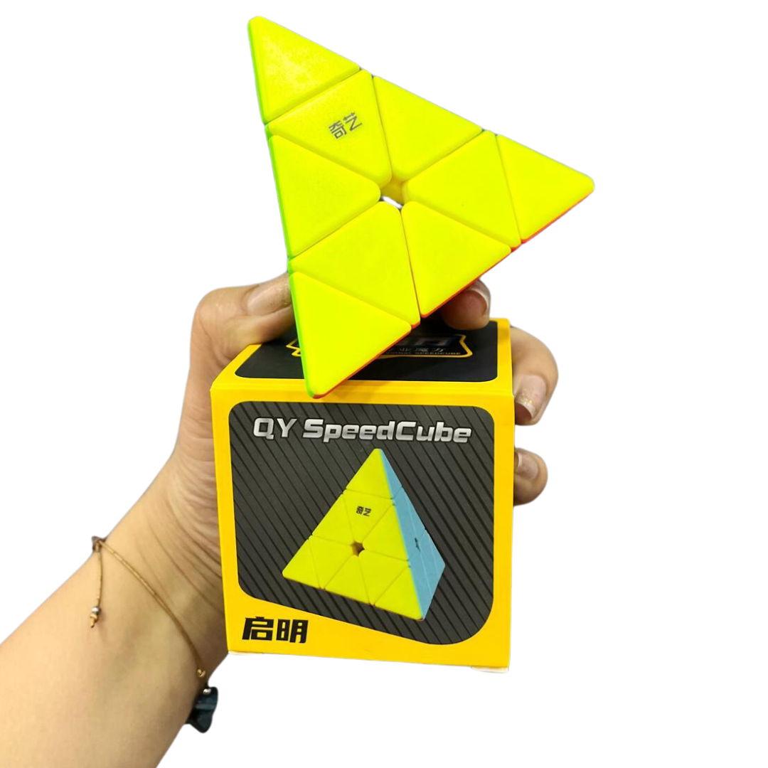 CUBO RUBIK 3X3 PYRAMINX QIYI STICKERLESS