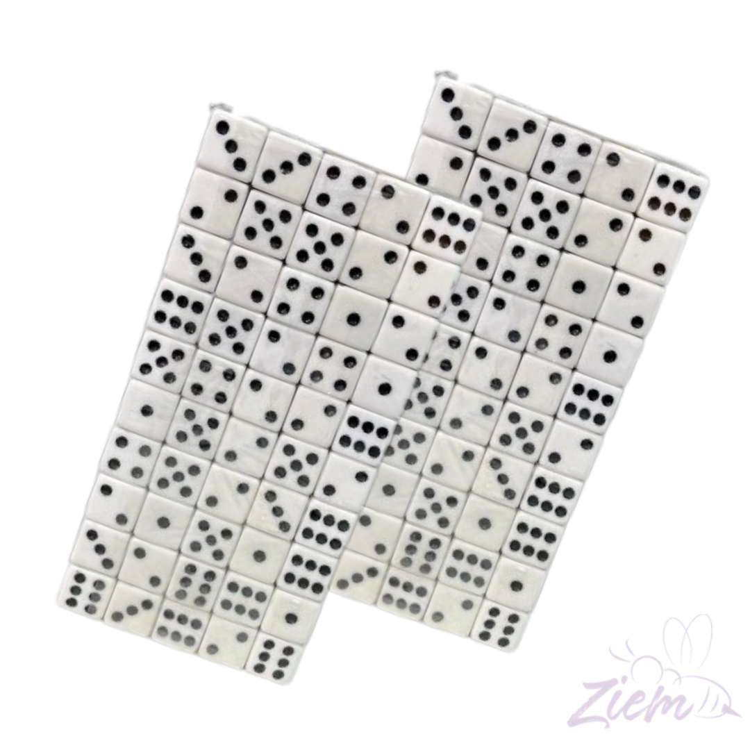 DADOS DE JUEGO PACK DE 50PCS