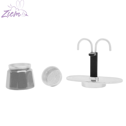 CAFETERA ITALIANA CUELLO CISNE 2 TAZAS