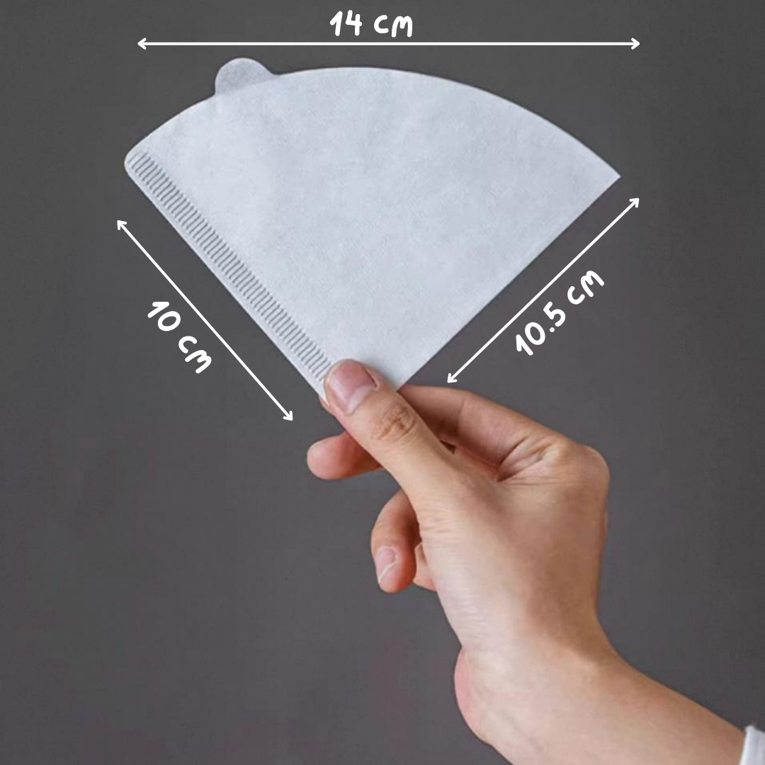 FILTRO CAFE PAPEL V60 T01-T02