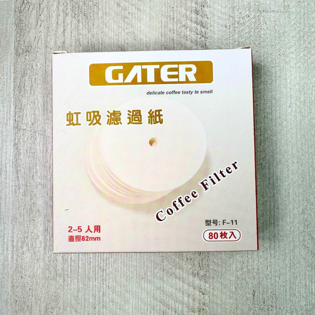 FILTRO CAFE SIFON 82MM X80PCS