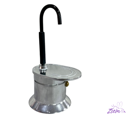 CAFETERA MOKA CUELLO GANSO ALUMINIO 1 TAZA
