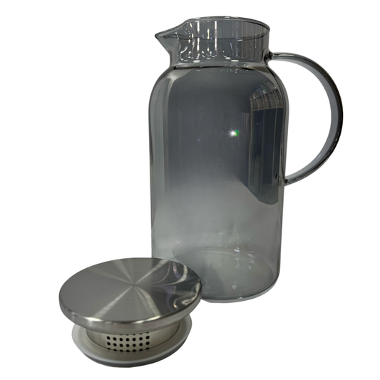 JARRA VIDRIO TAPA INFUSORA MEDIANA