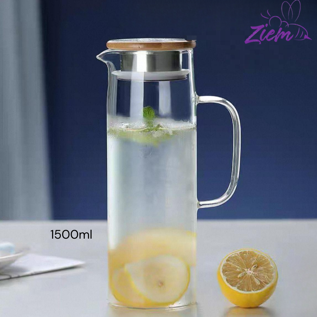 JARRA EN VIDRIO INFUSOR