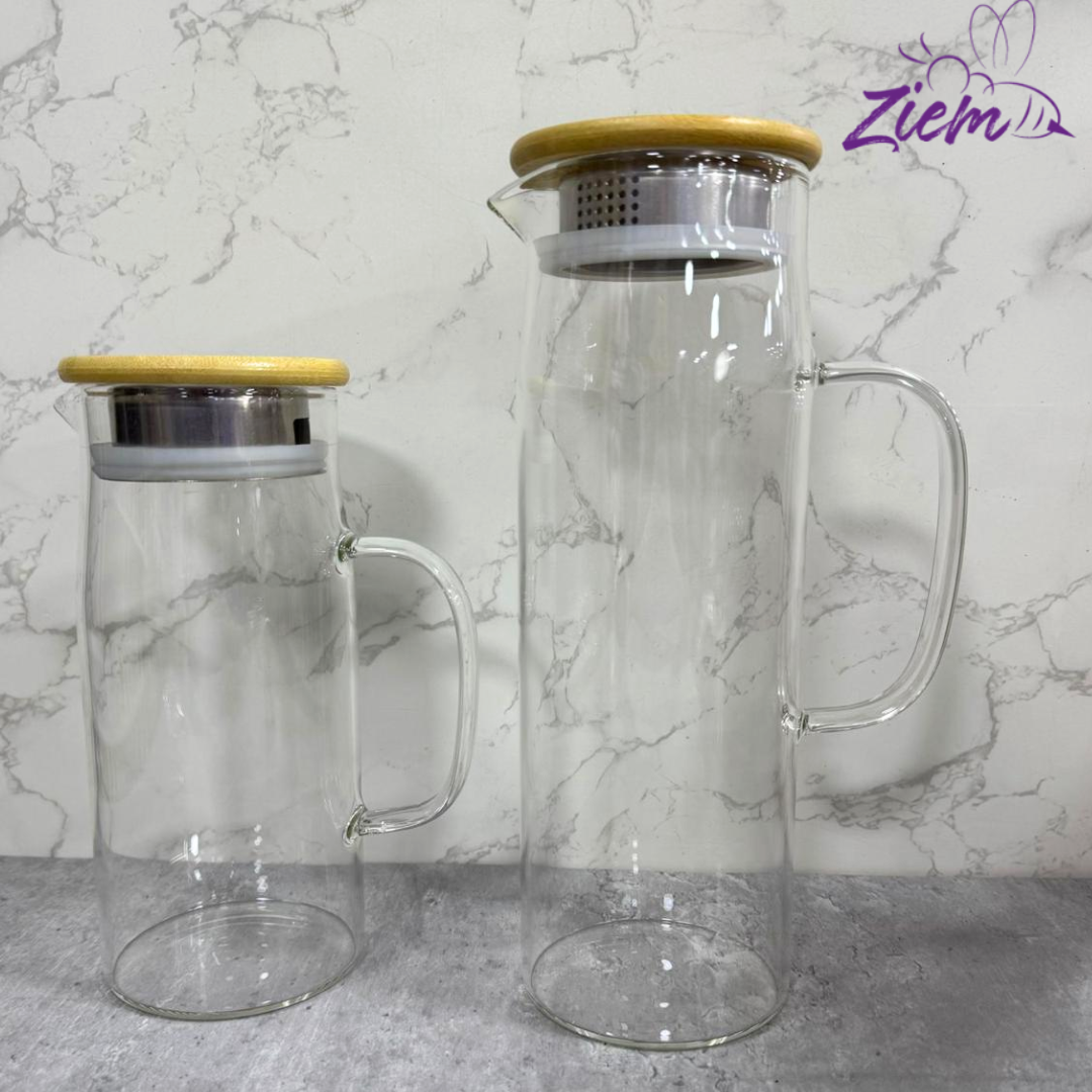 JARRA EN VIDRIO INFUSOR