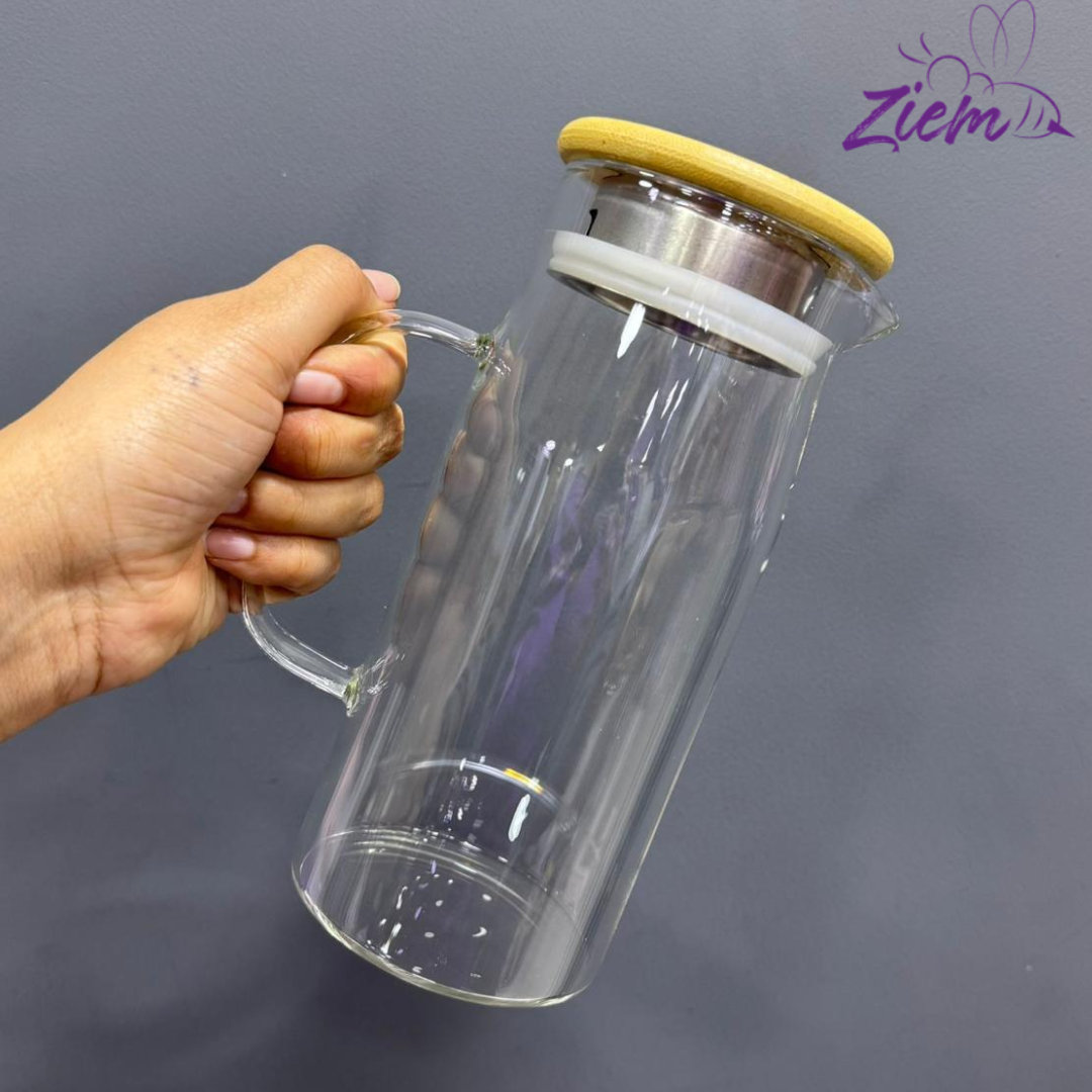 JARRA EN VIDRIO INFUSOR