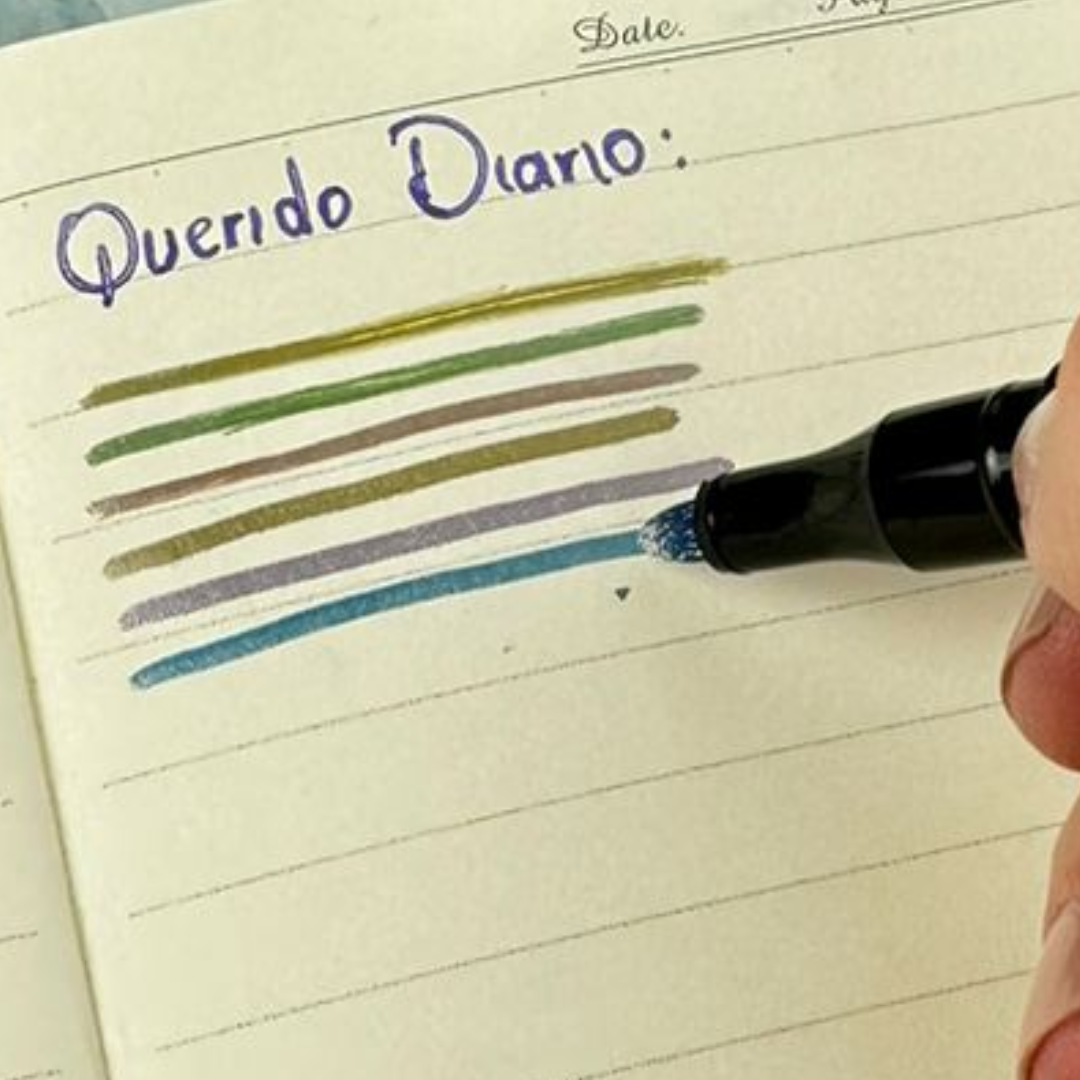 MARCADOR ESTUCHE X 6PCS METALIZADO