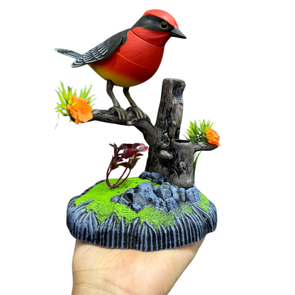 ADORNO PAJARO MUSICAL SENCILLO