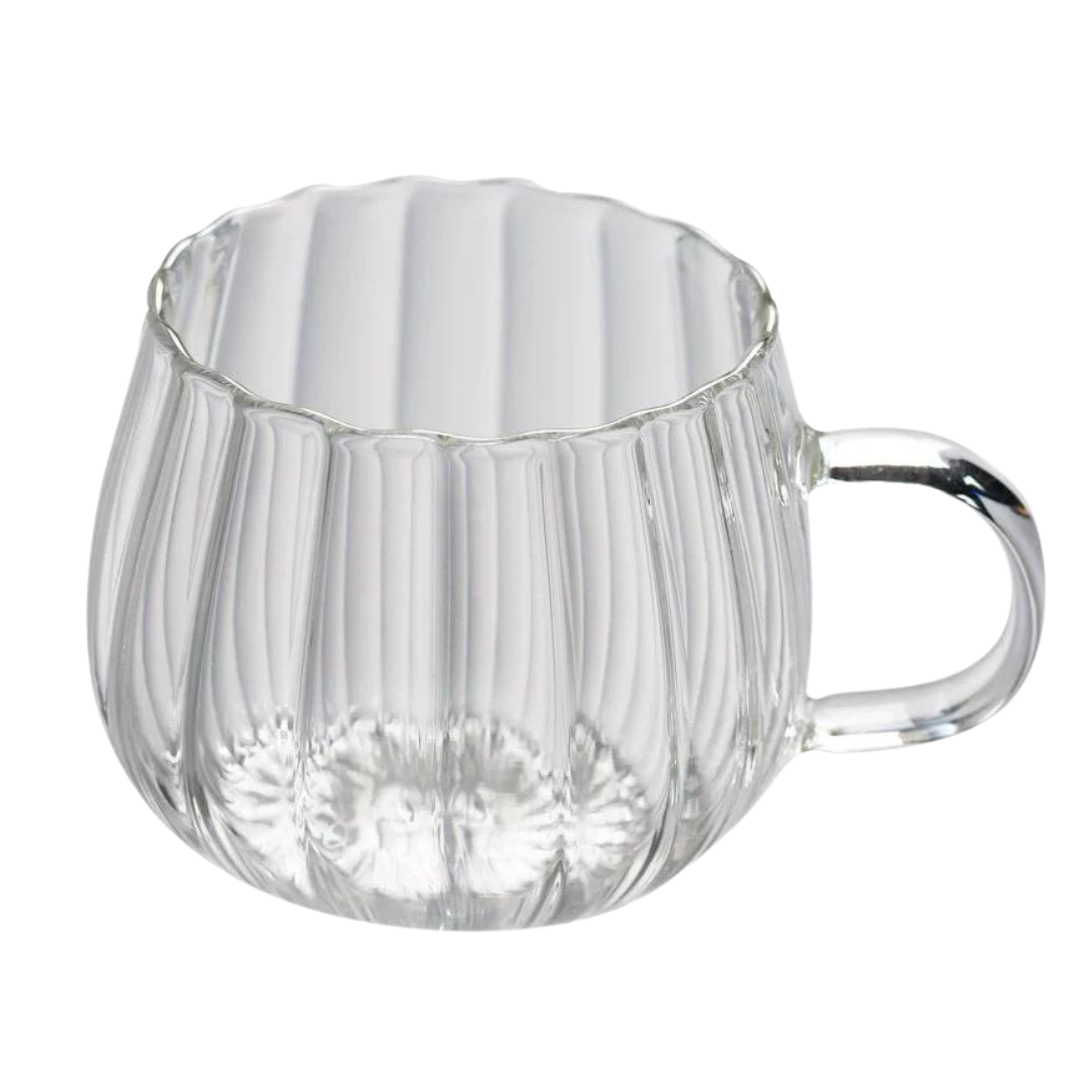POCILLO VIDRIO TROQUELADO 400ML