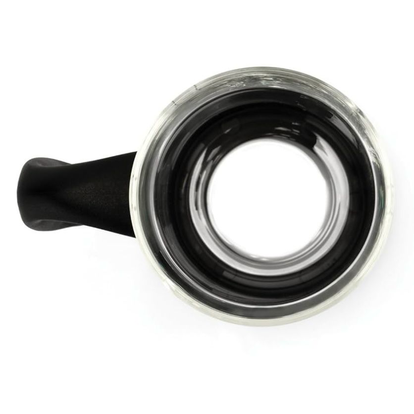 POCILLO EN VIDRIO CAFETERO