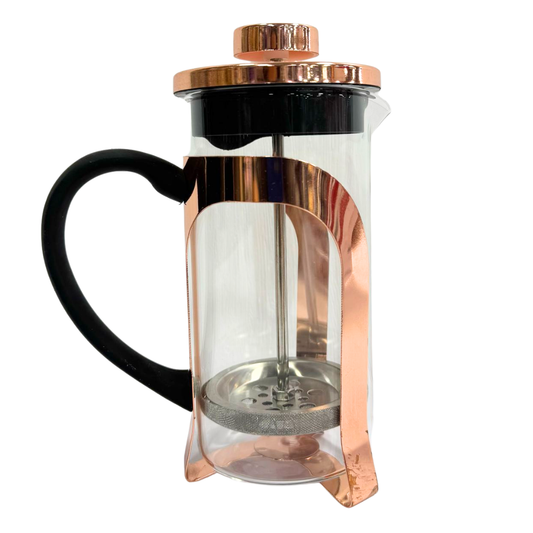 PRENSA FRANCESA METAL ORO ROSA 350ML