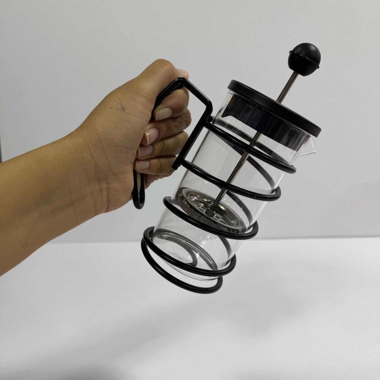 PRENSA FRANCESA ESPIRAL METALICA 350ML