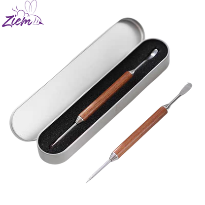 LAPIZ PUNZON BARISTA MADERA CAJA METAL