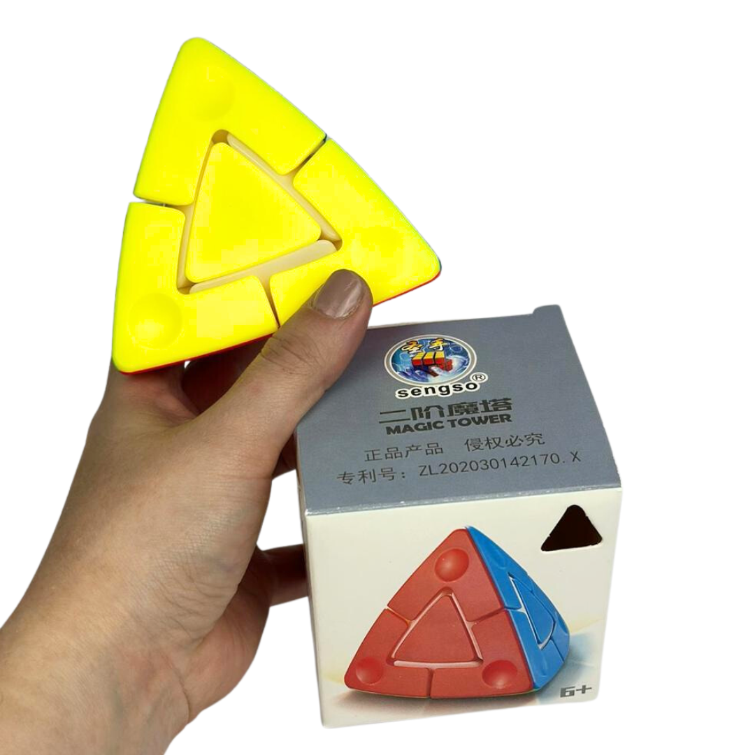 CUBO RUBIK PYRAMINX DUO SENGSO STICKERLESS