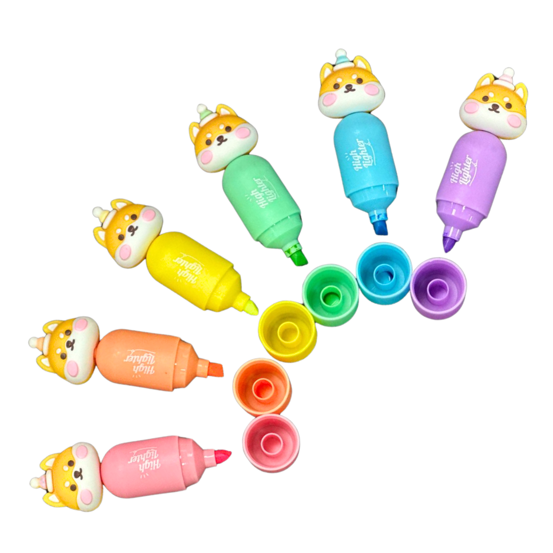 RESALTADOR DISPLAY X 6PCS FIGURAS