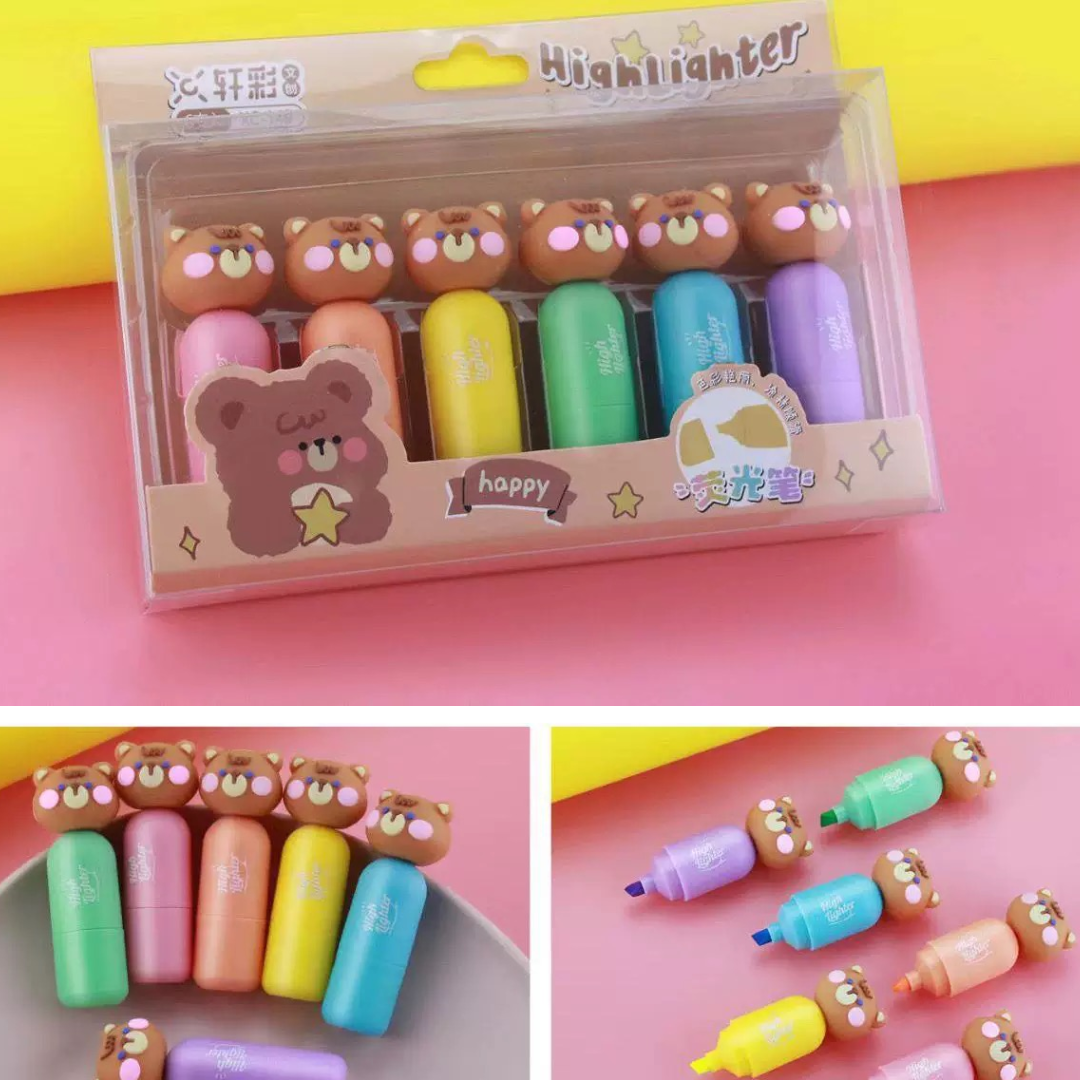 RESALTADOR DISPLAY X 6PCS FIGURAS