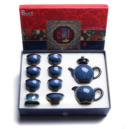 SET DE TÉ  CERAMICA TRADICIONAL X10PCS