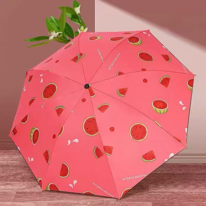 SOMBRILLA DOBLE AUTOMATICA FRUTAS