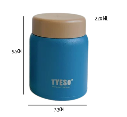 MINI TERMO UNICOLOR TAPA ROSCA 220ML