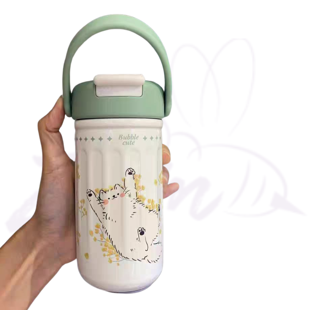 VASO TERMO CON PITILLO ESTAMPADO