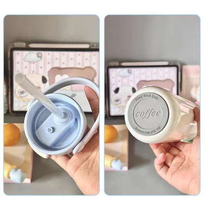 VASO TERMO CON PITILLO ESTAMPADO