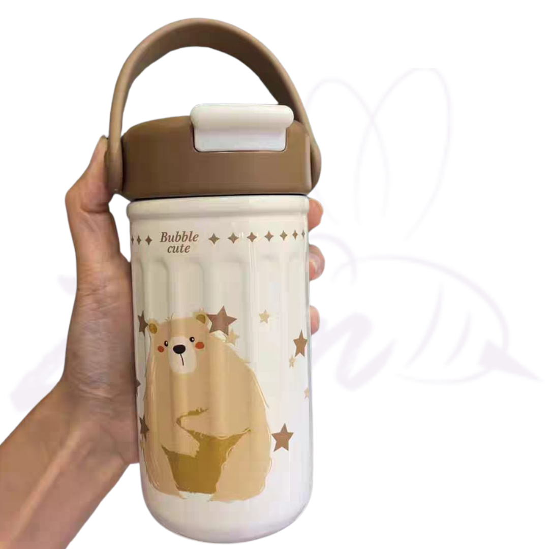 VASO TERMO CON PITILLO ESTAMPADO