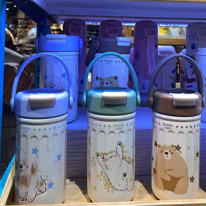 VASO TERMO CON PITILLO ESTAMPADO