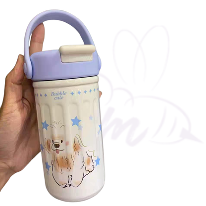 VASO TERMO CON PITILLO ESTAMPADO