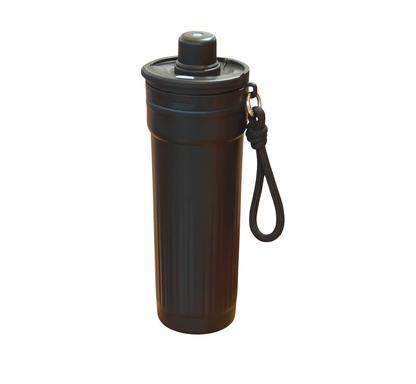 TERMO DOBLE BOQUILLA CON CORDON 600ML