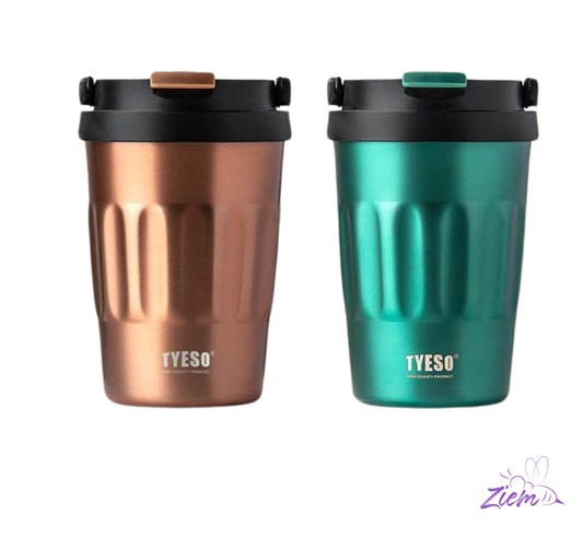 UND TERMO TAPA BOQUILLA METALIZADO TYESO 400ML