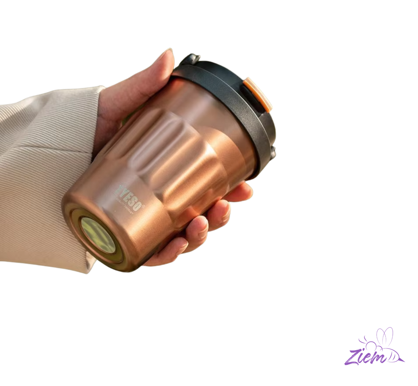 UND TERMO TAPA BOQUILLA METALIZADO TYESO 400ML